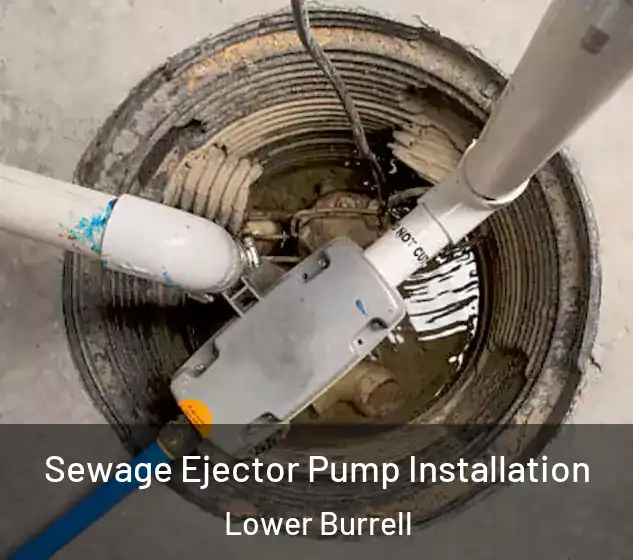  Sewage Ejector Pump Installation Lower Burrell